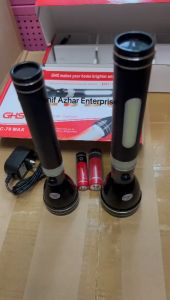 Torch Light GHS Original G-3 DC-70 Max DC-C1 Long Range Rechargeable Battery