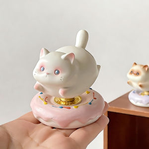 AMU·PIGGY | Cute Ceramic Cat Figurine Gifts