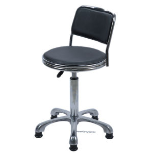 Elevating Swivel Simple High Bar Stool
