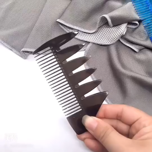 5pcs Pomade Comb Set Professional Barber Comb Textured Comb Mens Slicked-Back Comb
