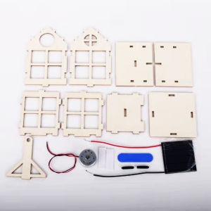 Solar House Student Science Experiment Children DIY Assembly Handmade Invention Teaching Material Solar Energy Physics Experiment Toy