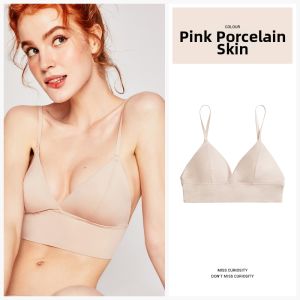 Miss Curiosity | Invisible Seamless French Comfort Bra Set For Summer Cooling