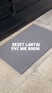 Keset Mie Bihun PVC 40x60 blue Karpet Anti Slip S Mat Kamar Mandi