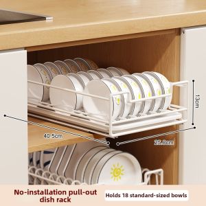 BANGJIE | Kitchen Drawer Organizer Spice Rack Dish Basket