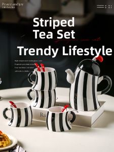 Mr.Snail | Creative Ceramic Tea Set with Teapot and Teacups