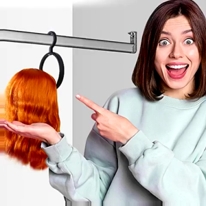 Foldabe Hat Stand Wig Hangers Portable Wig Holder Storage Organizer Rack for Display Styling