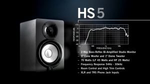Loa kiểm âm Yamaha HS5 - Loa kiểm âm cho studio Yamaha HS5 - Loa monitor tích hợp công suất TRƯỜNG THỊNH AUDIO SOLUTION