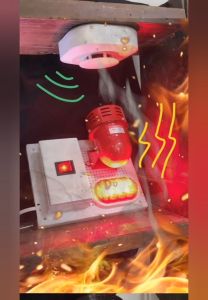 Báo cháy tự động hệ thống báo khói còi hú báo động FSA12 lắp sẵn không cần đấu nối Cảm Biến Báo Cháy 220V - Lazada