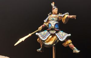 Trung Quốc Cổ Đại Erlang Thần Tương Thiên Chó 1/72 Quy Mô Nhựa Trắng Mô Hình Sưu Tập Người Lính Phù Hợp Với Không Có Cơ Thể Tĩnh Phong Cách Đồ Chơi Mô Hình