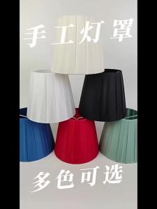 Dia 12CM Modern Style Chandelier Fabric Lamp Shade Clip On Mini Wall Lamp Shade Hotel Bedroom Bedside Floor Lamp Shell Cover