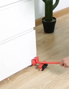 5Pcs Furniture Mover Lifter and Rollers Wheels Heavy Furniture Moving Tools Transport Tool Set