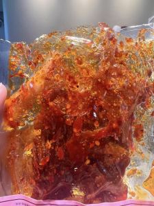 Zhou La Gesu Spicy Pork Slices Office Snack Special Spicy Meat Treat Bag 68g from Yiyang Hunan Province China Mainland