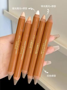 Double-Headed Highlighting Contour Pen OutOfOffice Nose Shadow Highlighting Illuminating Enhancing Cheek Blush Beauty Tool