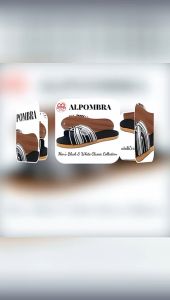 Alpombra Mens Black & White Stripe Non-Slip Heavy Soles Slippers/Flipflops: A Classic Collection