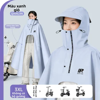 QUANYAN | Áo Mưa Dài Chống Thấm Nước Cho Xe Điện Và Xe Máy