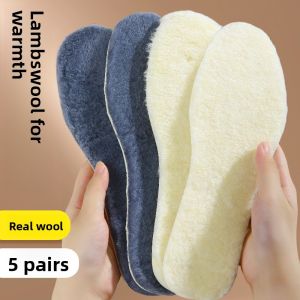 Warm Wool Insole Anti-Odor Absorbent Mens Womens