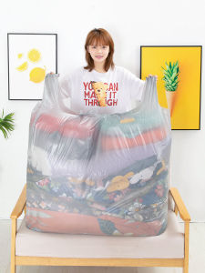 Moving Thickened Plastic Clothes Quilt Extra Large Capacity Organize Fantastic Storage Hand Holding Vest Dustproof Packing Bag