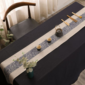 Tea Mat Linen Zen Tea Table Tea Table Cloth Cotton Linen Chinese Table Runner Fabric Tea Room Tea Art Japanese Tea Flag Bench Narrow