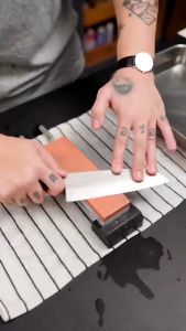 Batu Asah Pisau 6 Inch Camel Pengasah Asahan Pisau Gunting Gurinda Mata Bor 6\" Inci 15 cm