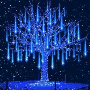 50cm meteor shower lights christmas rain tube light led string lights outdoor christmas light garden lights waterproof curtain lights fairy string lights icicle christmas lights christmas lights for xmas tree string lights xmas lights christmas decor
