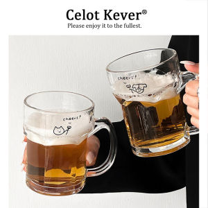 Large Cat-themed Drinking Glass