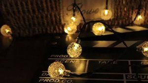 100LED Solar crystal ball string lights 12M Outdoor Fairy Lights Christmas Garden Waterproof lights