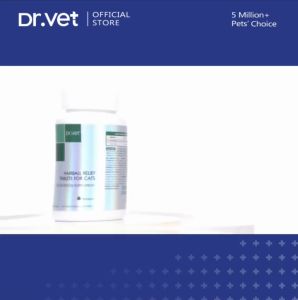 DR. VET Hairball Relief Tablets for Cats (180 Tablets)