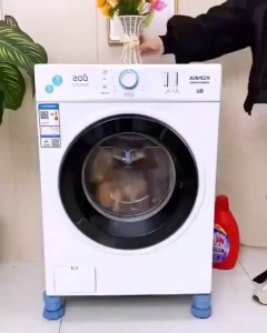 【COD- 24-hour Delivery 】MegaHome 4PCS Washing Machine Rack Stand Anti Vibration Foot Pads Stand Washing Machine Stand Heavy Duty