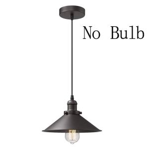 JOYINLED Vintage Industrial Pendant Light Rustic Flush Mount Light Metal Lamp Fixture village Style Creative Retro Light Lamps