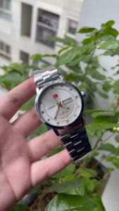Đồng hồ nam Rado mỏ neo siliver bạc máy Nhật size 40mm