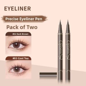 Ultra-Fine 0.01mm Eyeliner Pen Soft Brush Head Waterproof Sweat-Proof Smudge-Proof for Lower Lashes Caterpillar Drawing