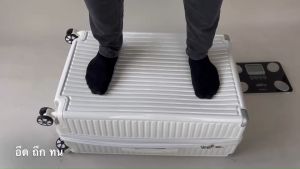 EcoSkin 2 ชั้น + ขยายกระเป๋าเดินทาง กระเป๋าเดินทางล้อลาก วัสดุPC กันมูมอลูมิเนียม กันรอย ขนาด 20, 25, 29 นิ้ว