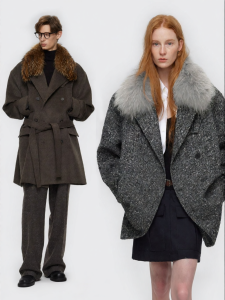 ULD | Vintage Winter Detachable Fur Collar Handmade Coat