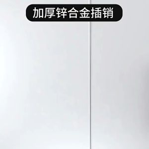 Free Nail Universal Twist Lock Anti-theft Door Buckle, Zinc Alloy Security Thicken Cast Barrel Bolt Slide Latch Bathroom Door