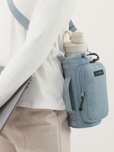 Travel Crossbody Water Bottle Bag Outdoor Portable Water Kettle Mobile Phone Crossbody Pouch Men and Women Thermos Cup Cover Mineral Water Hanging Bag