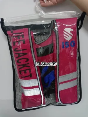 Life Jacket Otomatis CO2 ISG - Pelampung Merah - Inflatanle Life Jacket