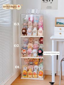 BOZHI | Transparent Staircase Display Box Dustproof Cover For Figurines
