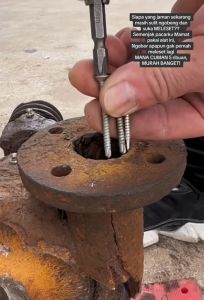 termurah !!! MATA Bor OBENG FREED Strong Magnet PH2 65mm Screw driver Bit Magnetic 1pcs