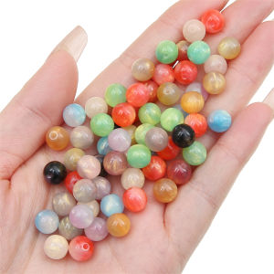 Handmade hạt nhựa đầy màu sắc bầu trời đầy sao Vòng hạt đệm rời cho vòng cổ vòng tay Bông tai Keychain DIY Phụ kiện làm đồ trang sức