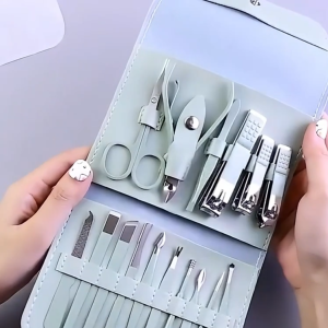 Stainless Steel Nail Care Set – Nail Clippers Nail Trimmers And Trimming Tools Convenient For Travel And Home Use Available In 7-Piece Or 16-Piece Sets