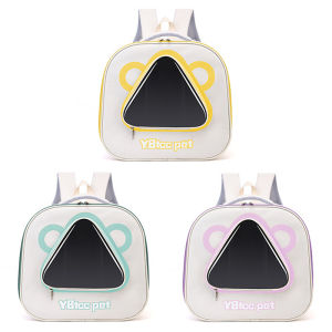 Portable Breathable Oxford Fabric Cat Bag Foldable Outdoor Pet Backpack Resistant to Escape Durable for Cats And Small Animals