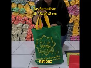 Tas Idul Fitri / Tas Idulfitri 1pack (isi 10pcs) ramadhan ramadan bingkisan parcel 38x40x8cm 35x33x8