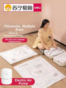 De Li | Deli Thickened Vacuum Compression Bag for Clothes And Quilts Special Storage Bag for Household Organizing Chinese Style