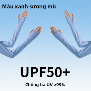 MiiOW | Tay lụa chống nắng MiiOW mùa hè 2025 tay dài màu trơn đàn hồi vừa phải dành cho giới trẻ dùng khi lái xe và đi xe đạp