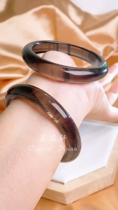 [MY🇲🇾 Ready Stock] 🖤✨冰种黑曜石手镯｜Ice Obsidian Bangle (54–64mm) ｜辟邪护身 ✦ 稳定情绪 ✦ 清理负能 ✦ 平衡磁场｜