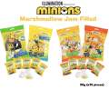 Minions Marshmallow Jam Filled, Banana Filled, Mango Filled, My Little Pony Marshmallow Chocolate Jam Filled 90g x18 pcs. 