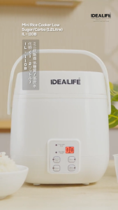 Idealife Mini Rice Cooker IL-110B / IL110B Low Carbo