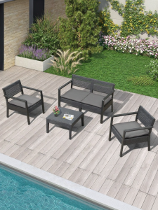 ST MIRREN | Rattan Sun-Resistant Waterproof Outdoor Sofa