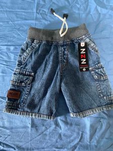 CELANA JEANS PENDEK CARGO ANAK LAKI-LAKI USIA 1-9 TAHUN
