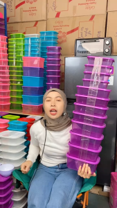 TOPLES PLASTIK BENING SET CALISTA FURANO PREMIUM ISI 12PCS FOOD CONTAINER PREP KULKAS SET